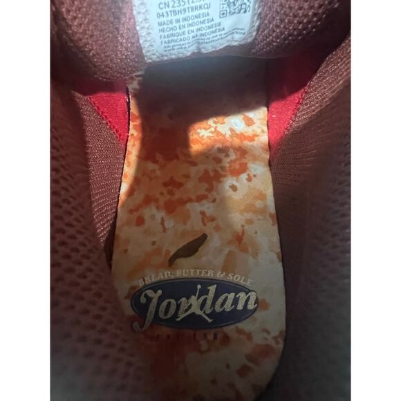 Nike Air Jordan 1 Low GS PB&J Peanut Butter Jelly HF3202-200 5Y Burgundy White - Picture 11 of 15